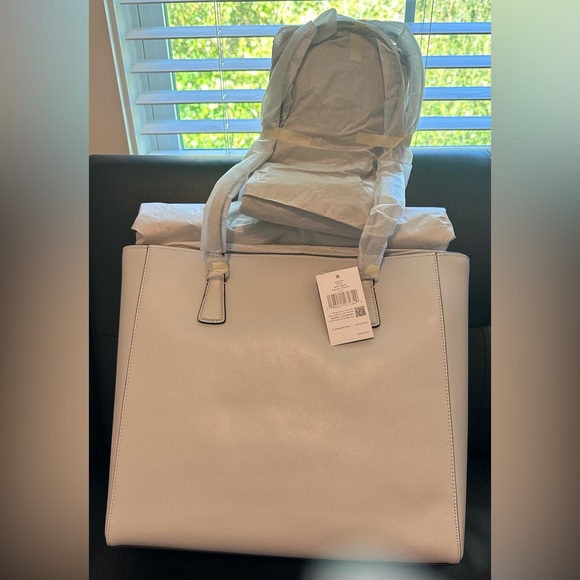 Kate Spade Perry Leather Laptop Tote -Color - Stone Path - Picture 5 of 9